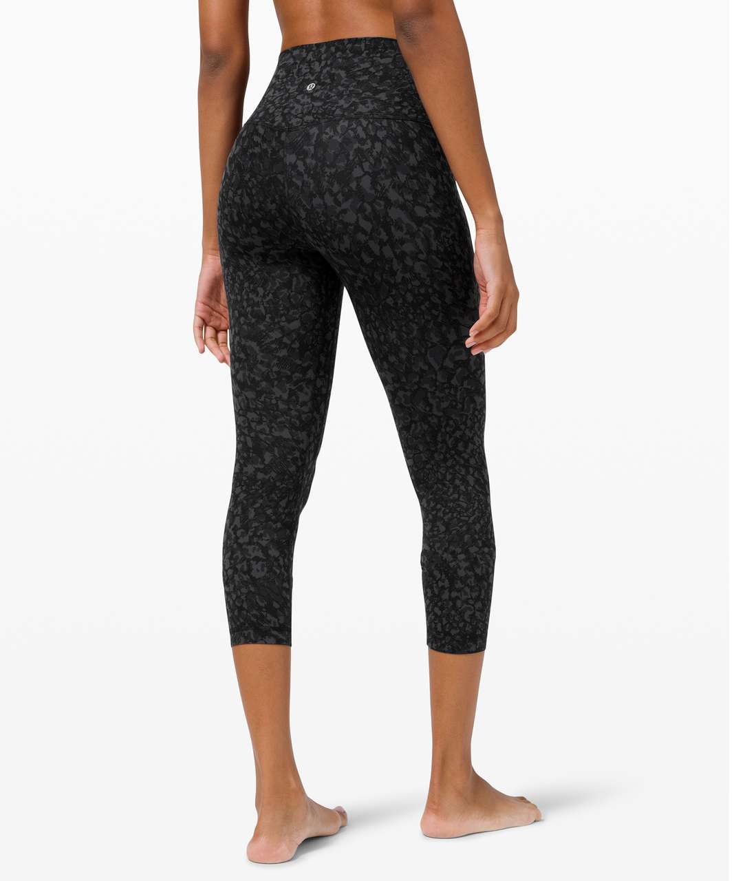 NEW Lululemon Women's Align HR Crop 23 Heritage Camo Deep Coal