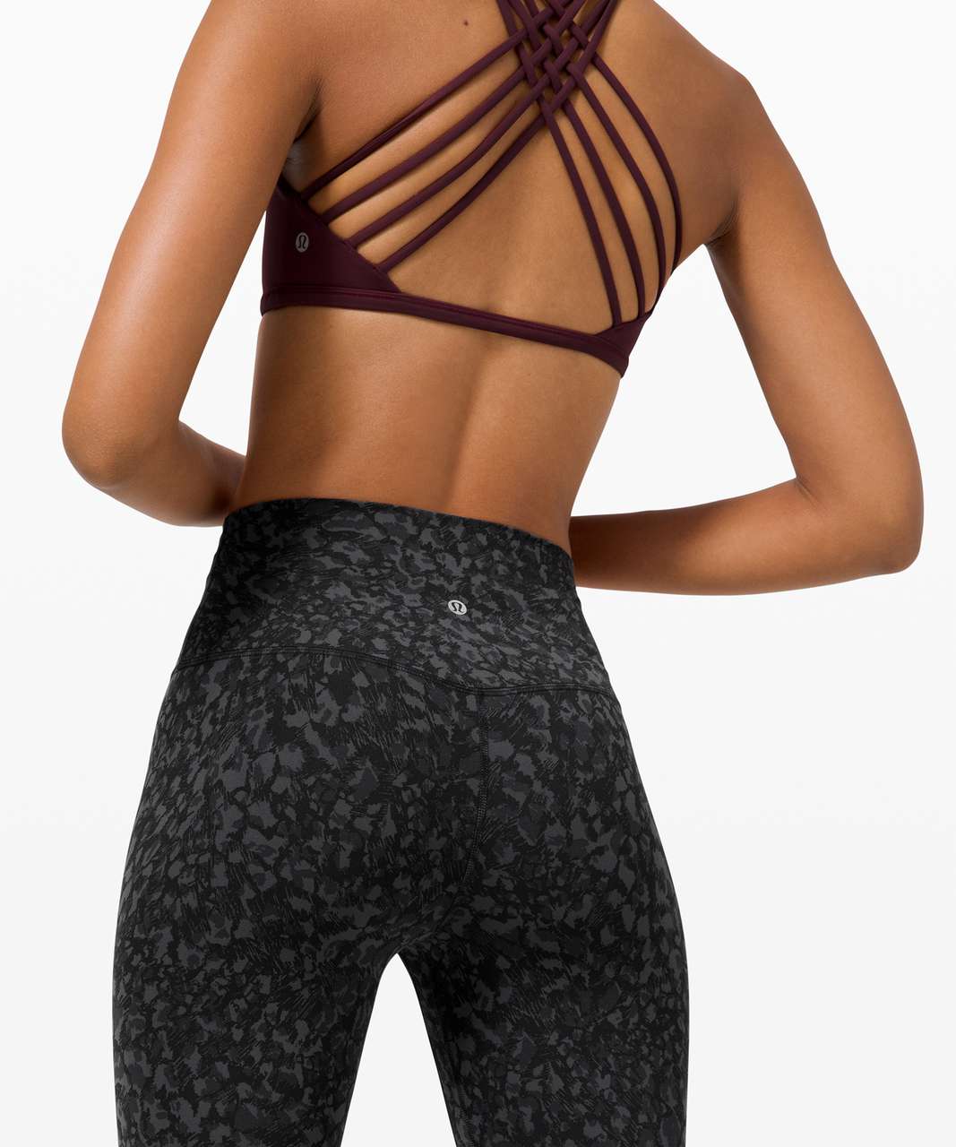 Lululemon Align Crop 23 - Wild Thing Camo Deep Coal Multi - lulu