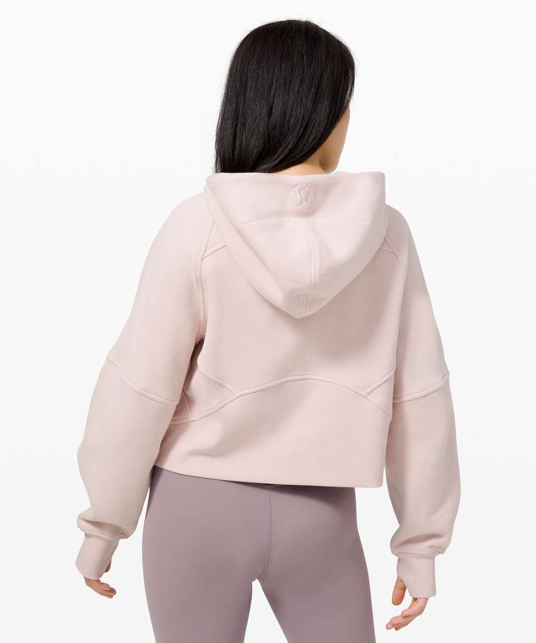 Lululemon Scuba Oversized 1/2 Zip Hoodie - Feather Pink - lulu