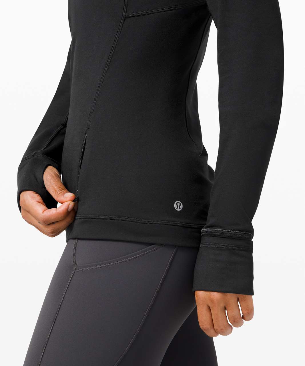 Lululemon Runderful Long Sleeve - Black - lulu fanatics