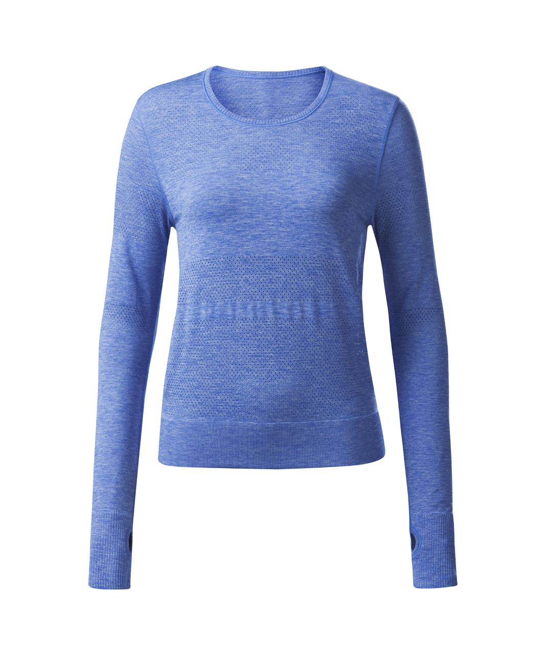 Lululemon Breeze By Long Sleeve II - Heathered Sapphire Blue