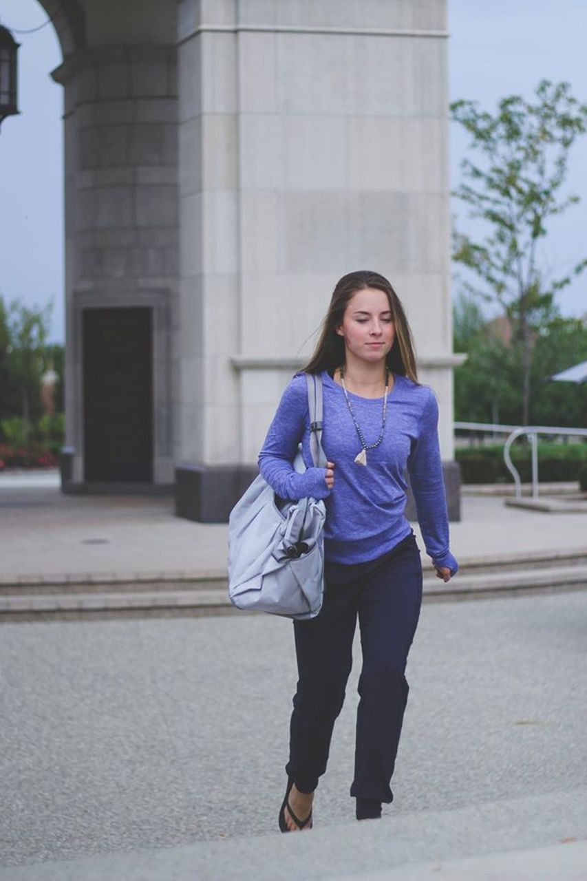 Lululemon Breeze By Long Sleeve Wild Bluebell Train Run Shirt