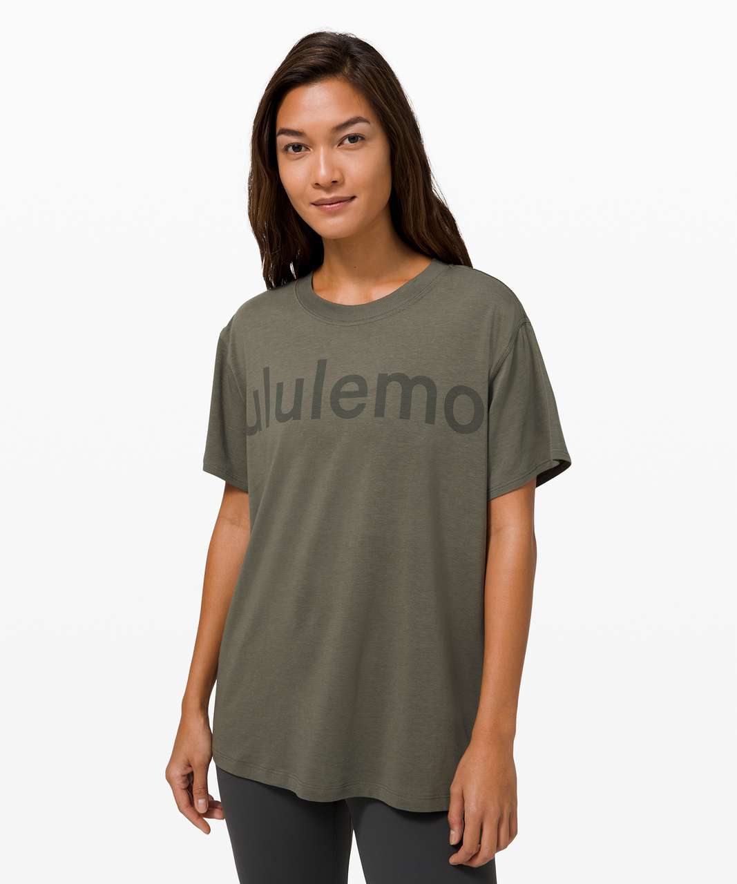 Lululemon All Yours Tee *Graphic - Army Green