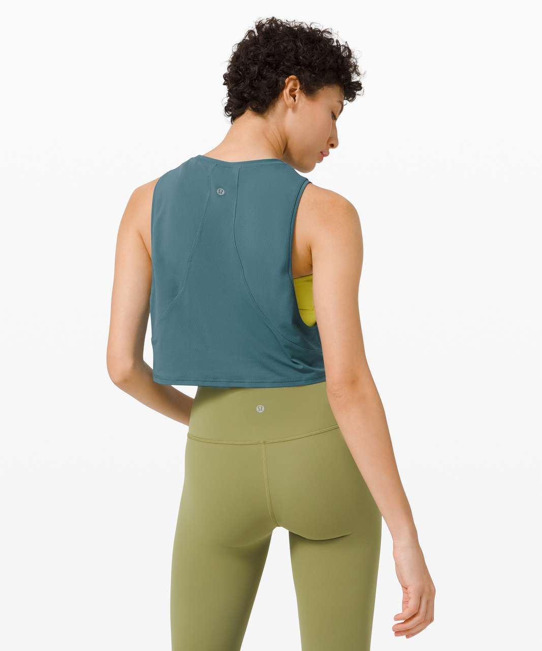 Lululemon Muscle Love Crop Tank *Tough - Desert Teal