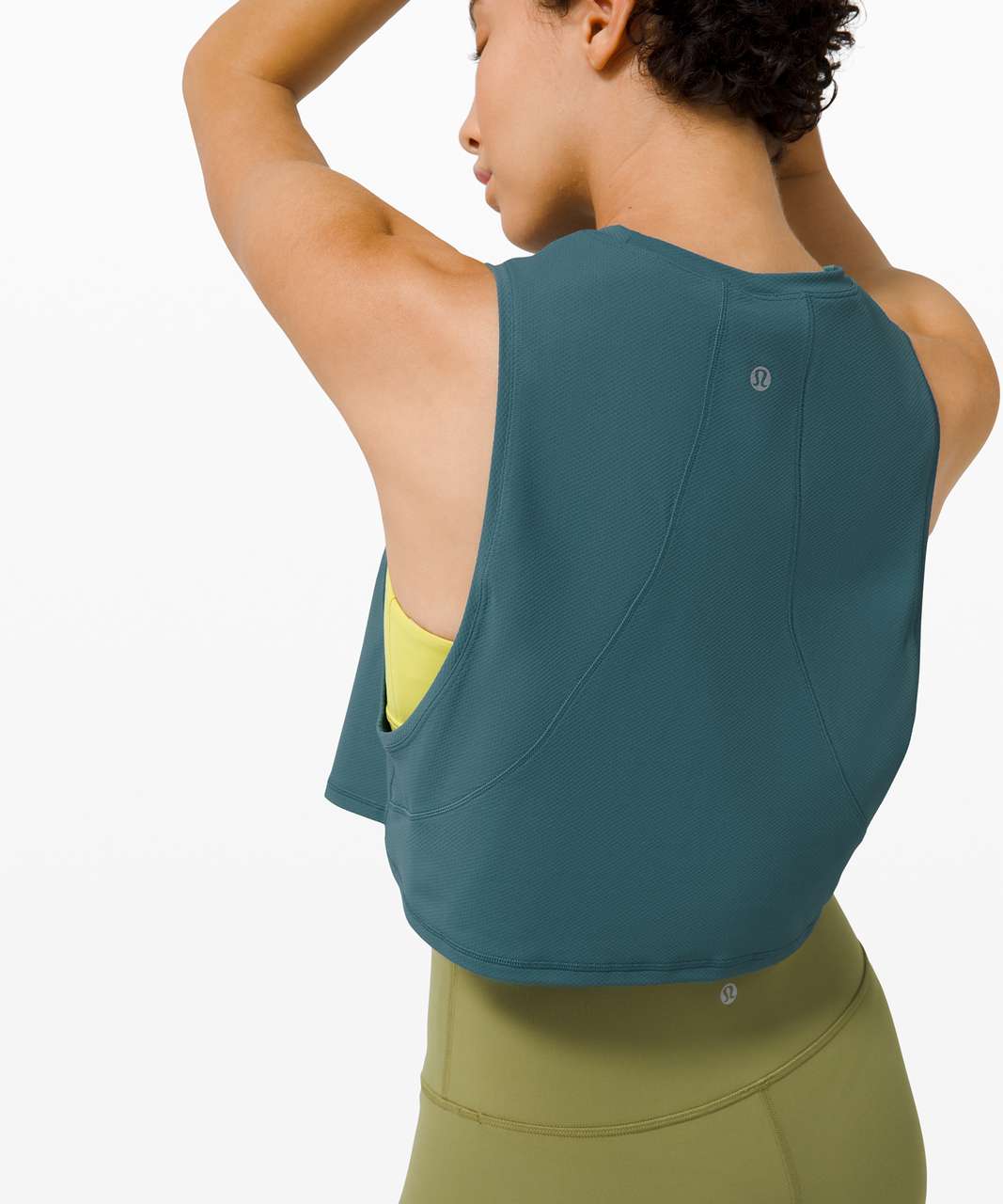 Lululemon Muscle Love Crop Tank *Tough - Desert Teal - lulu fanatics