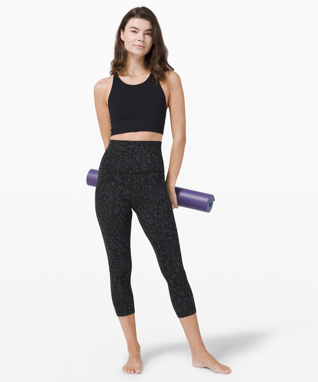 LULULEMON Align Crop 21 (Heritage 365 Camo Deep Coal, 4) at  Women's  Clothing store