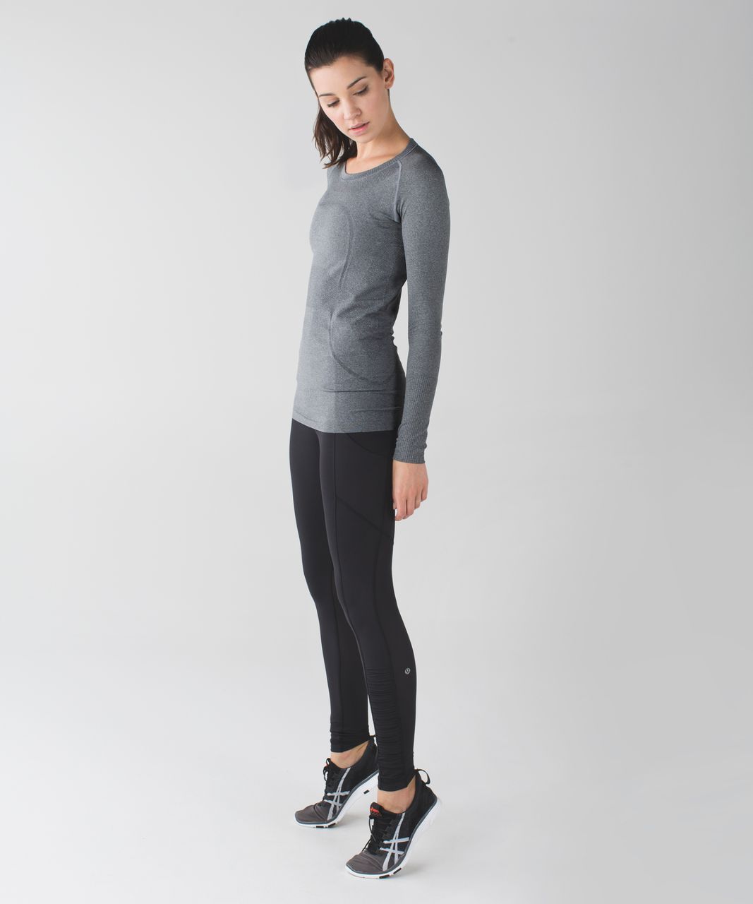 Lululemon Swiftly Tech Long Sleeve Crew - Heathered Slate (First Release)