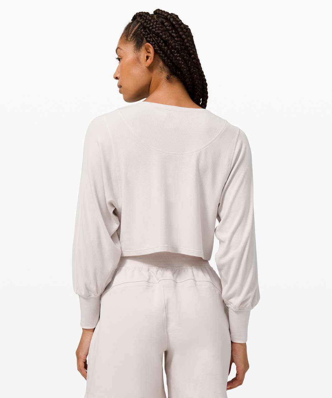 Lululemon LA Relaxed Crop Puff Long Sleeve - Dune