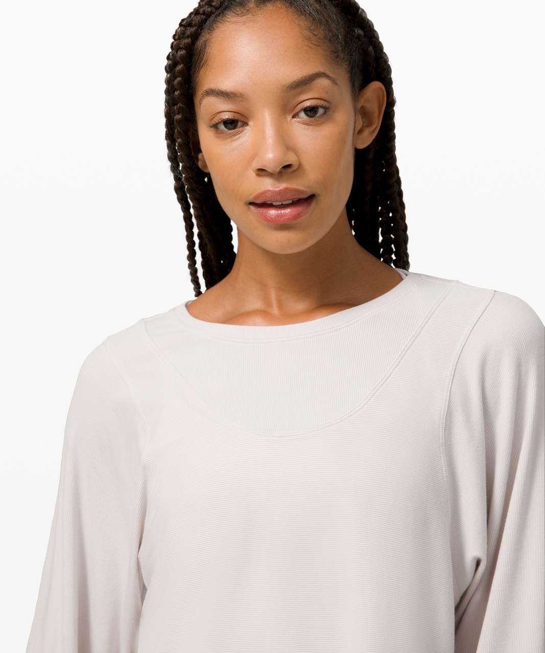 Lululemon LA Relaxed Crop Puff Long Sleeve - Dune