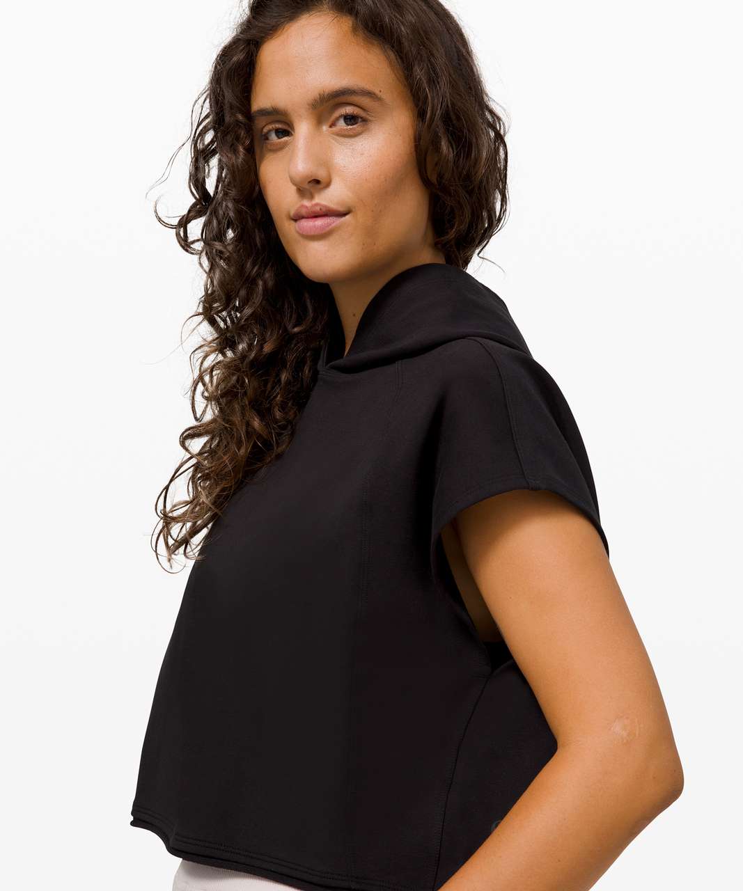 Lululemon LA Boxy Sleeveless Hoodie - Black