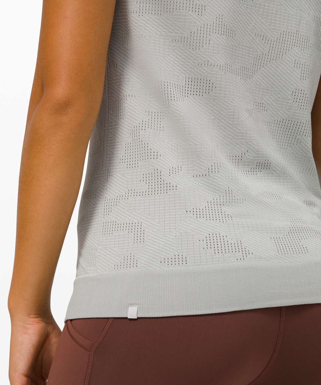 Lululemon Swiftly Breathe Muscle Tank - Vented Camo Silver Drop / Vapor