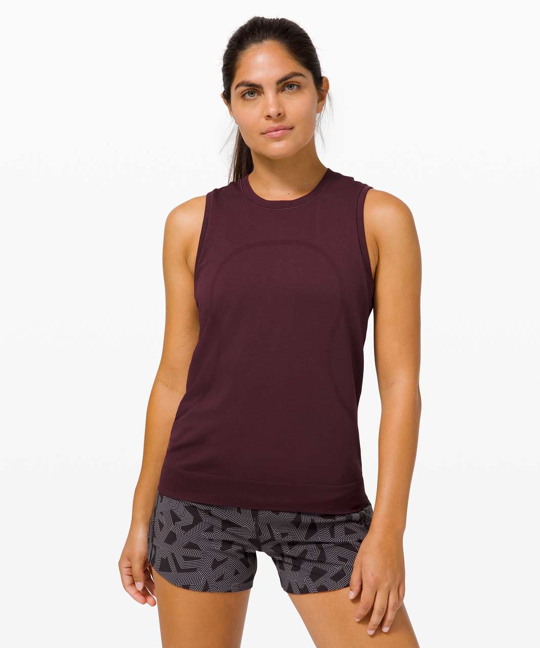 Lululemon Swiftly Breathe Muscle Tank - Cassis / Cassis