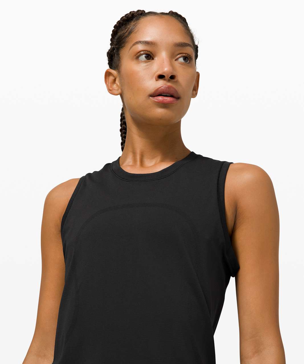 Lululemon Swiftly Breathe Muscle Tank - Black / Black