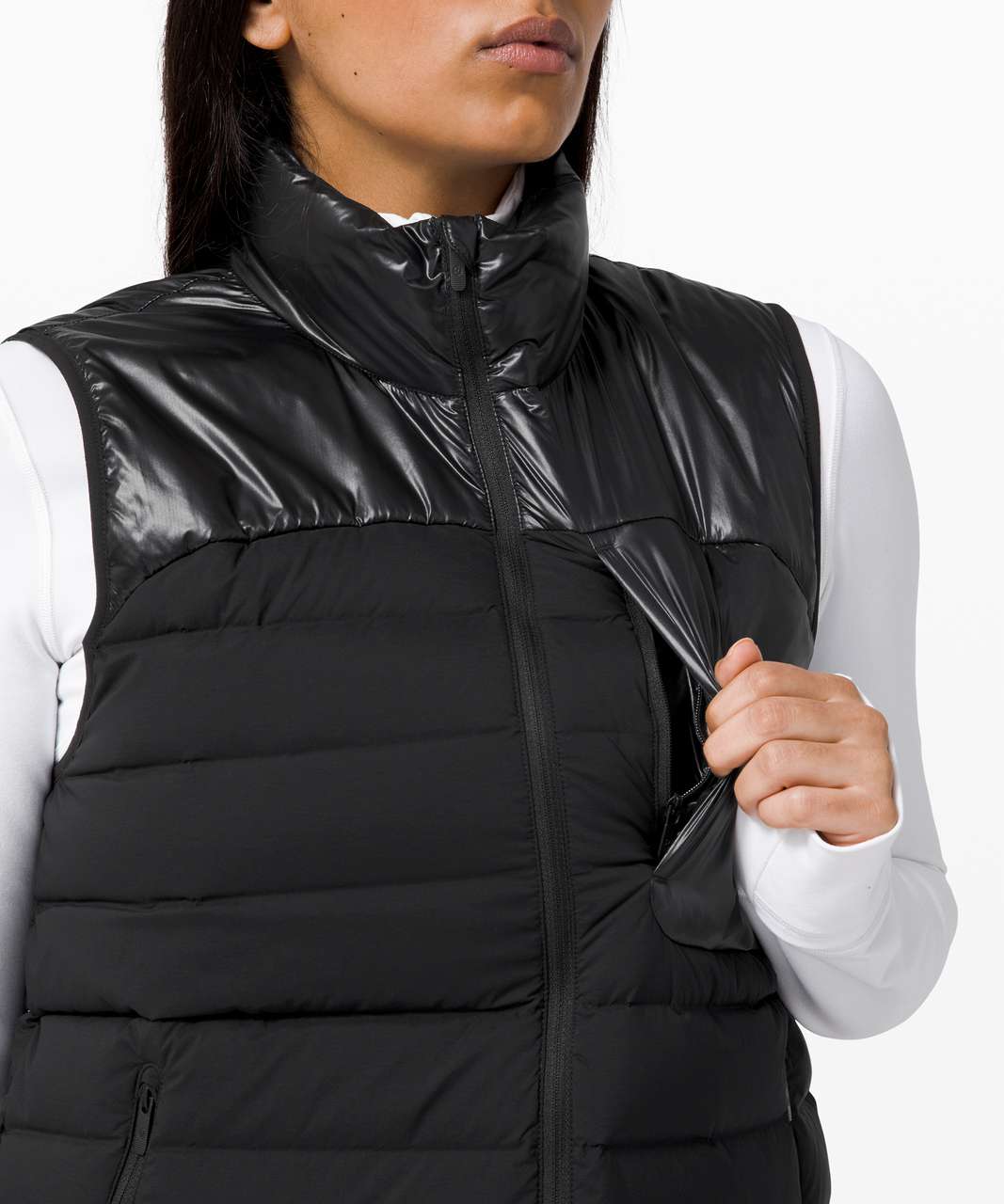 Lululemon Navigation Stretch Down Vest - Black