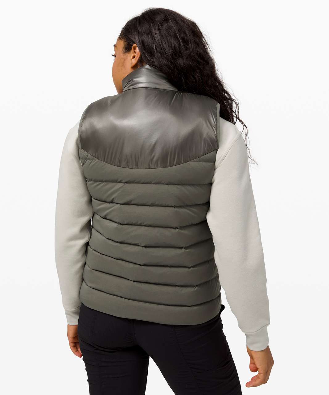 Lululemon Navigation Stretch Down Vest - Grey Sage