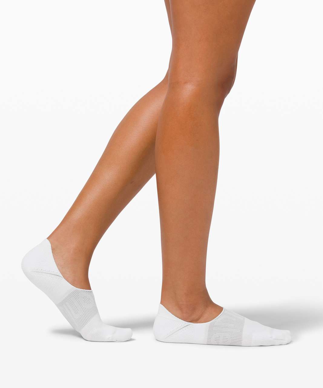 Lululemon Power Stride No Show Sock Performaheel *3 Pack - White