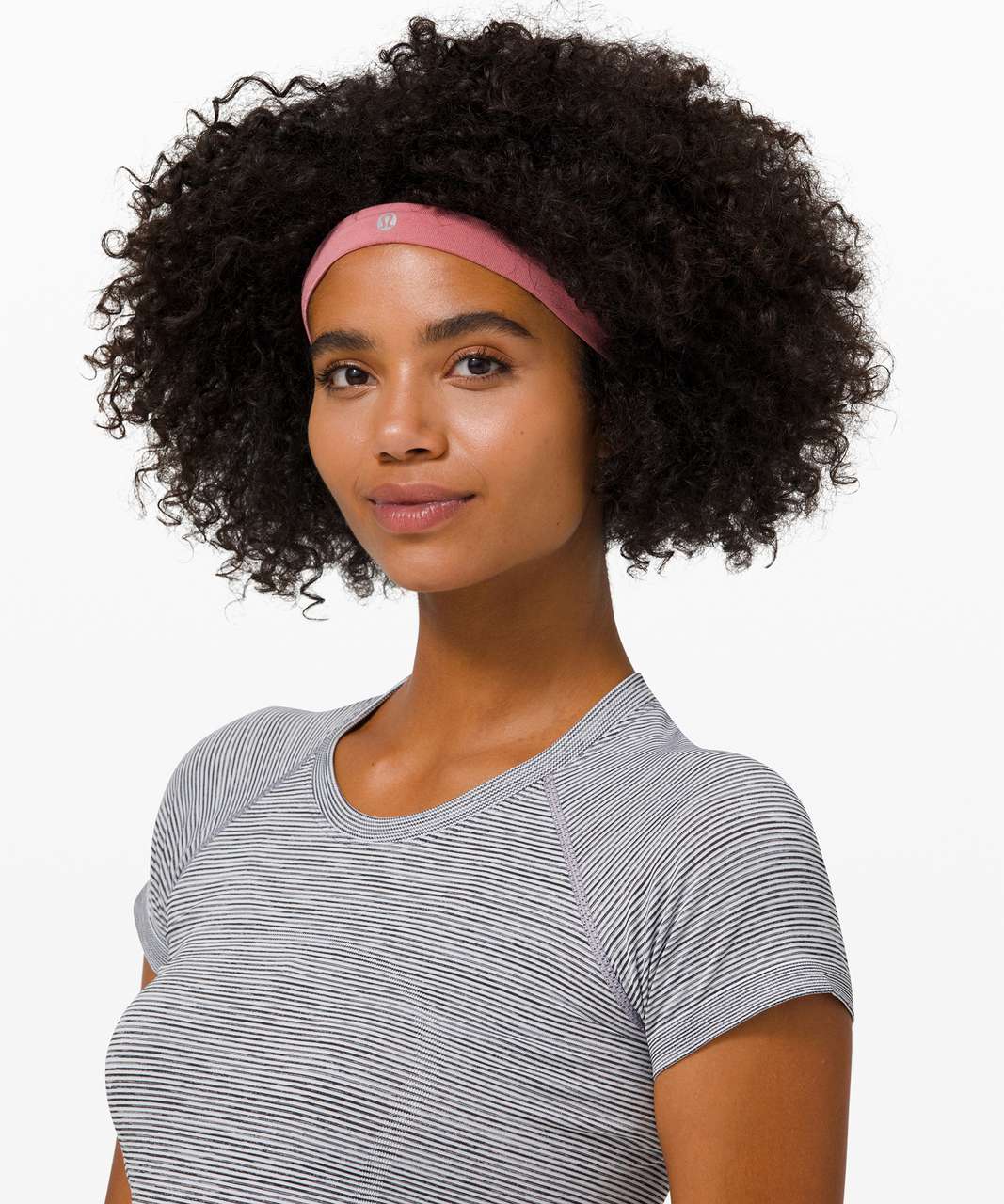 Lululemon Cardio Cross Trainer Headband - Heathered Brier Rose