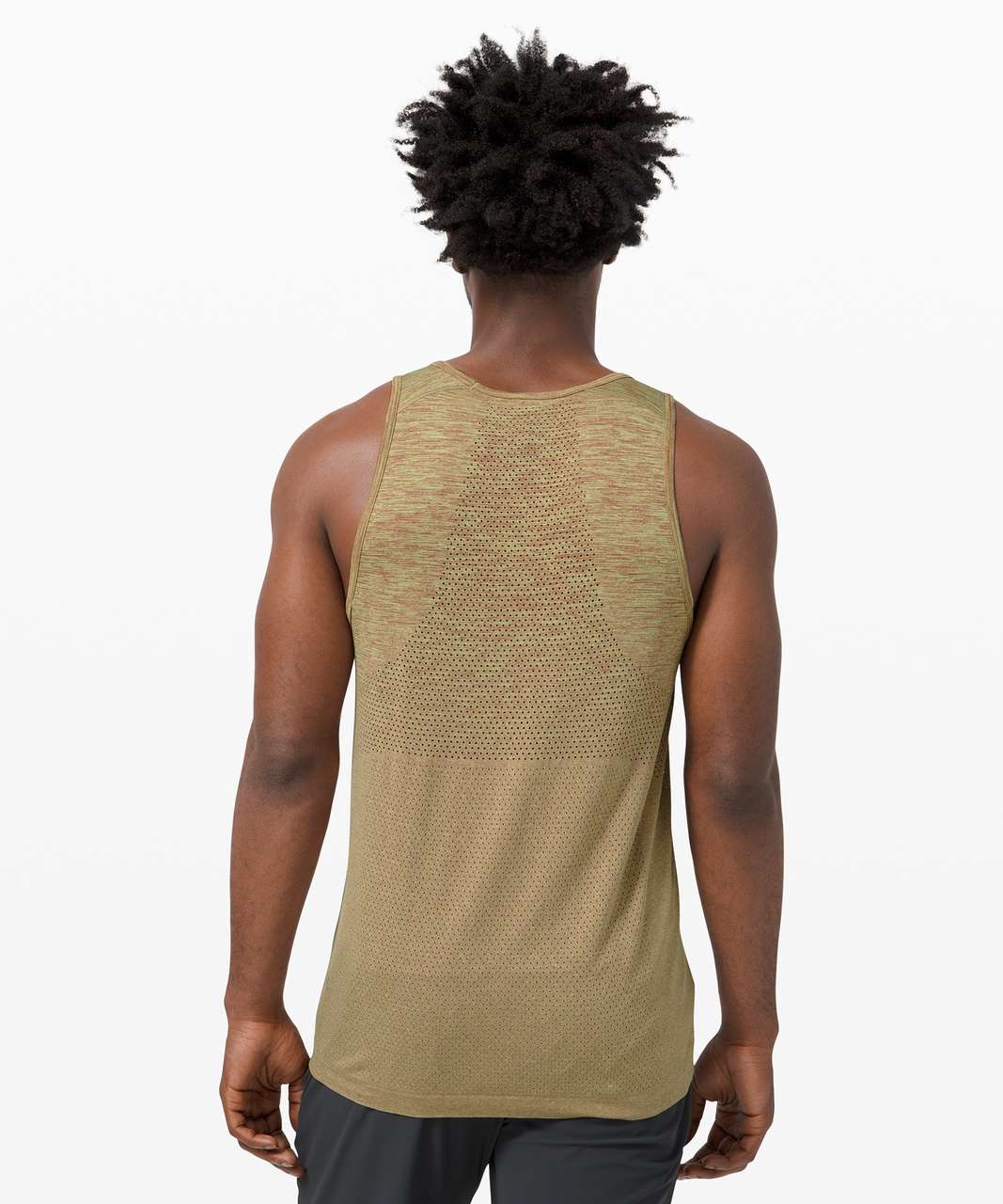 Lululemon Metal Vent Breathe Tank - Smoky Red / Lemon Vibe