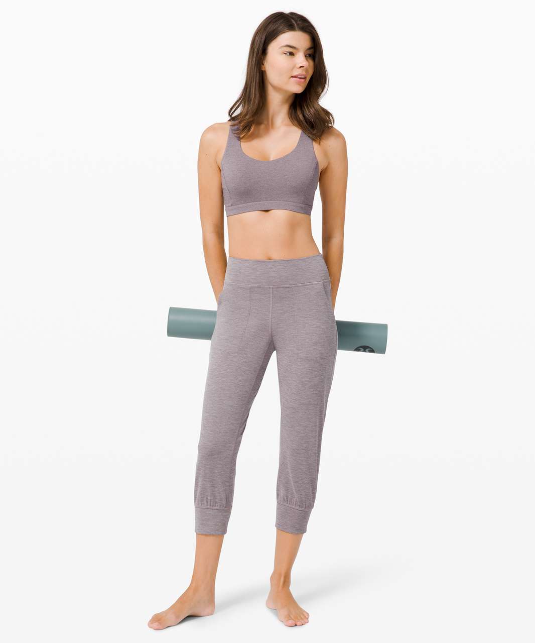 Lululemon Align Jogger Crop *23" - Heathered Lunar Rock