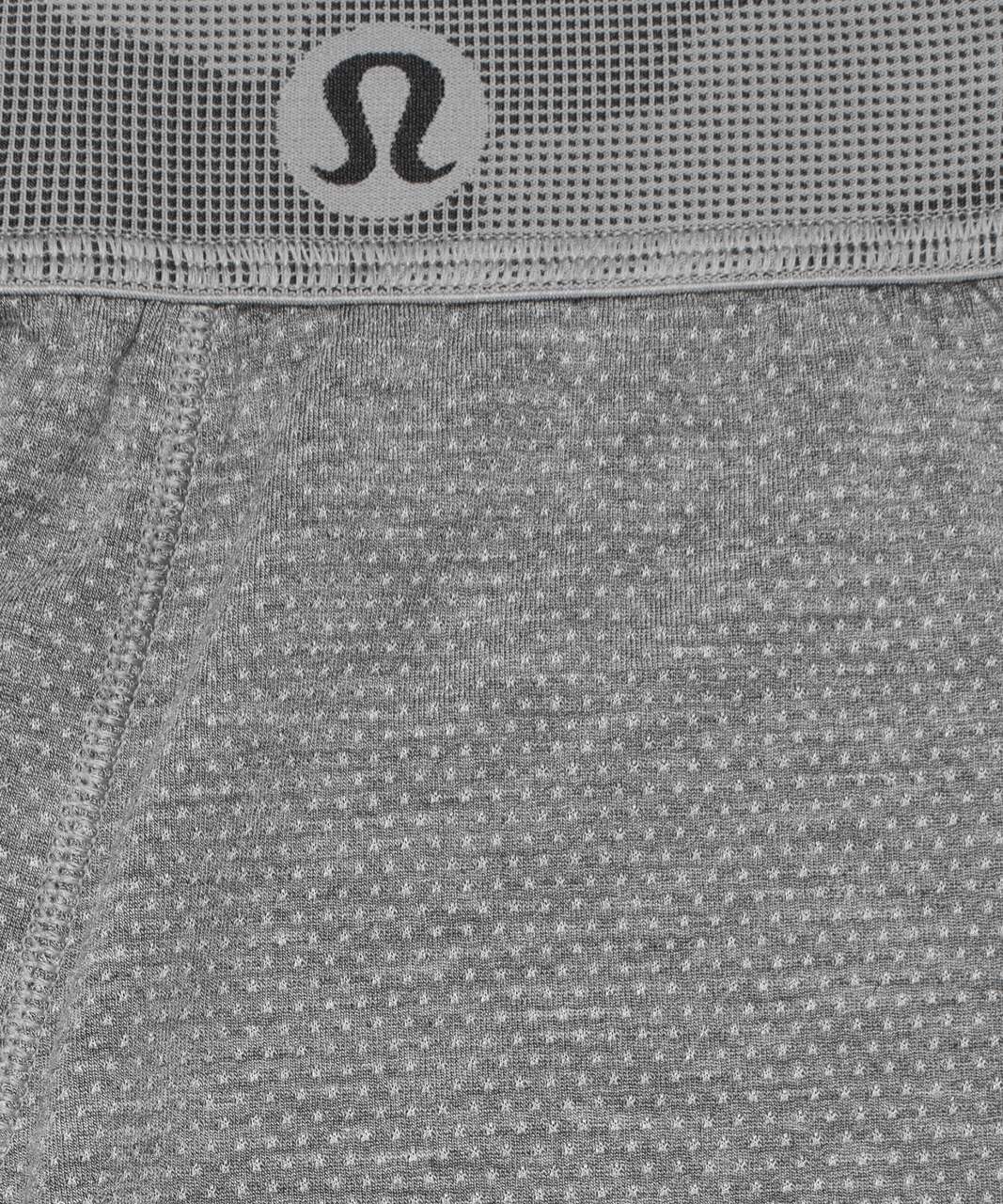 Lululemon Always in Motion Boxer Long Mesh - Heathered Core Medium Grey