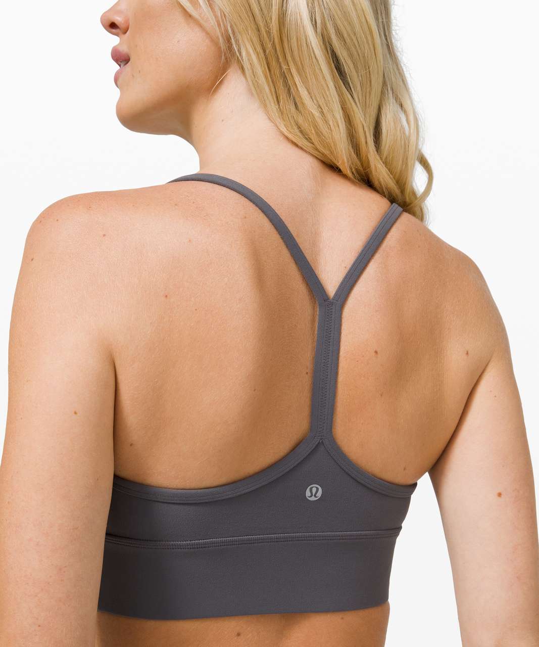 Lululemon Flow Y Bra IV In Dark Carbon Gray Size 10 - $36 - From Amy