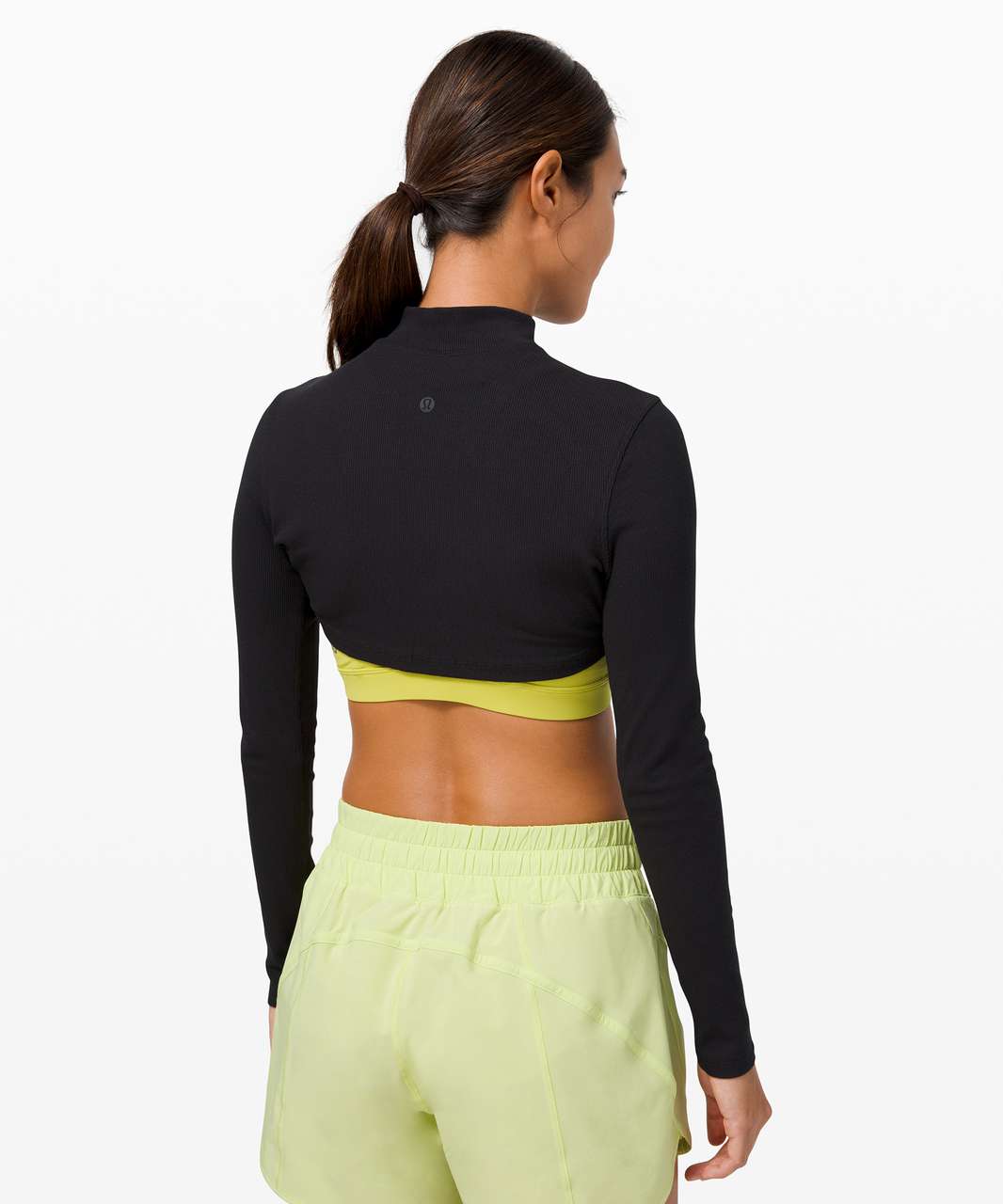 Lululemon La Cropped Long Sleeve Shrugged