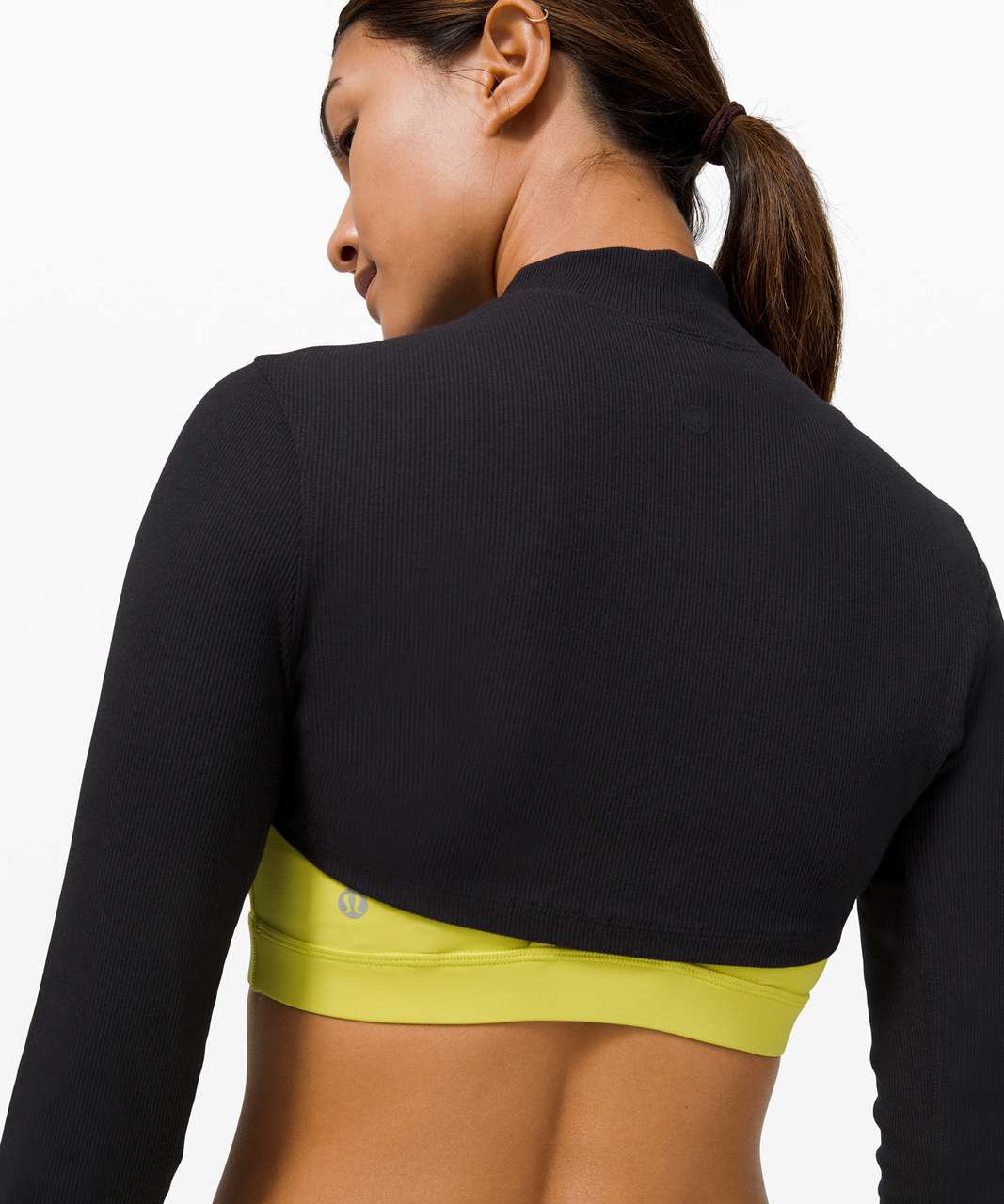 Lululemon LA Super Cropped Long Sleeve - Black