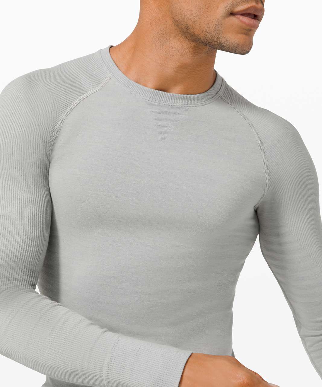 Lululemon Keep the Heat Thermal Long Sleeve - Silver Drop