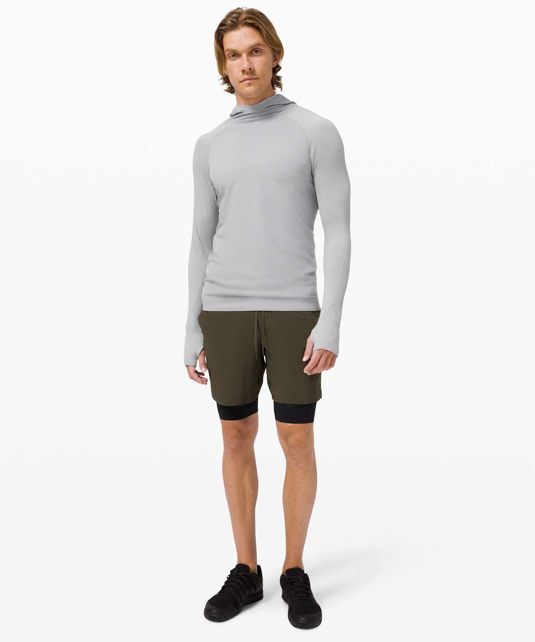 Lululemon Keep the Heat Thermal Hoodie - Silver Drop / Silver Drop