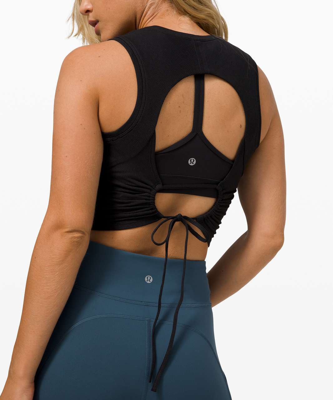 Lululemon Open Back Cropped Training Tankless