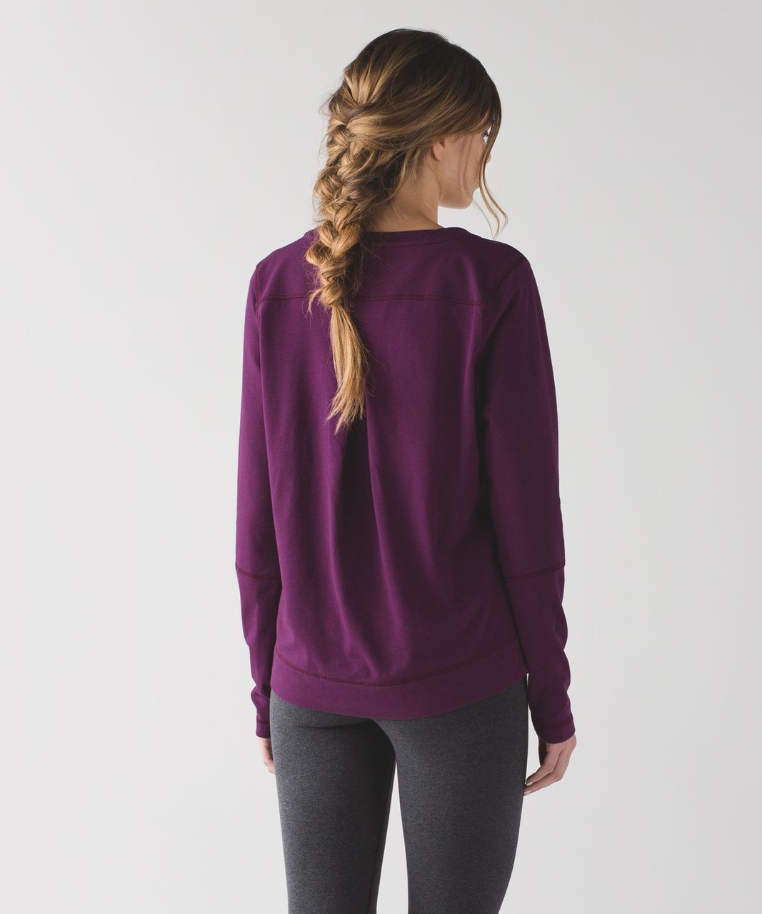 Lululemon Belle Long Sleeve - Heathered Red Grape