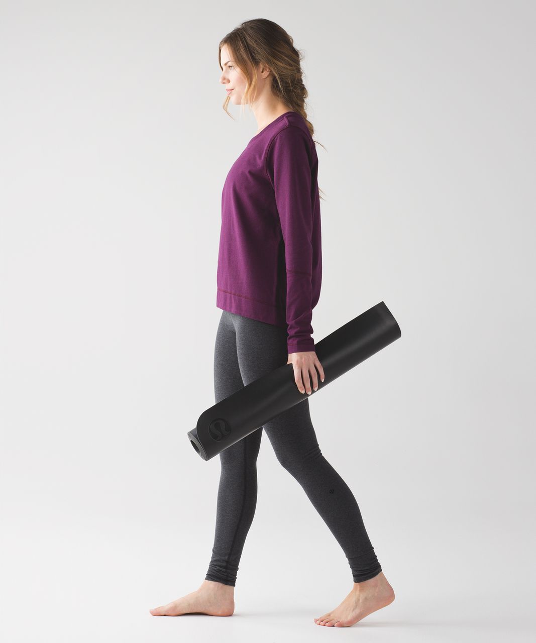 Lululemon Belle Long Sleeve - Heathered Red Grape