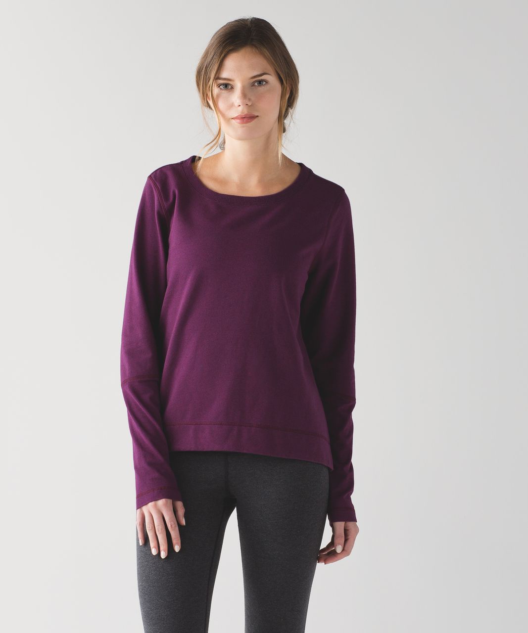 Lululemon Belle Long Sleeve - Heathered Red Grape