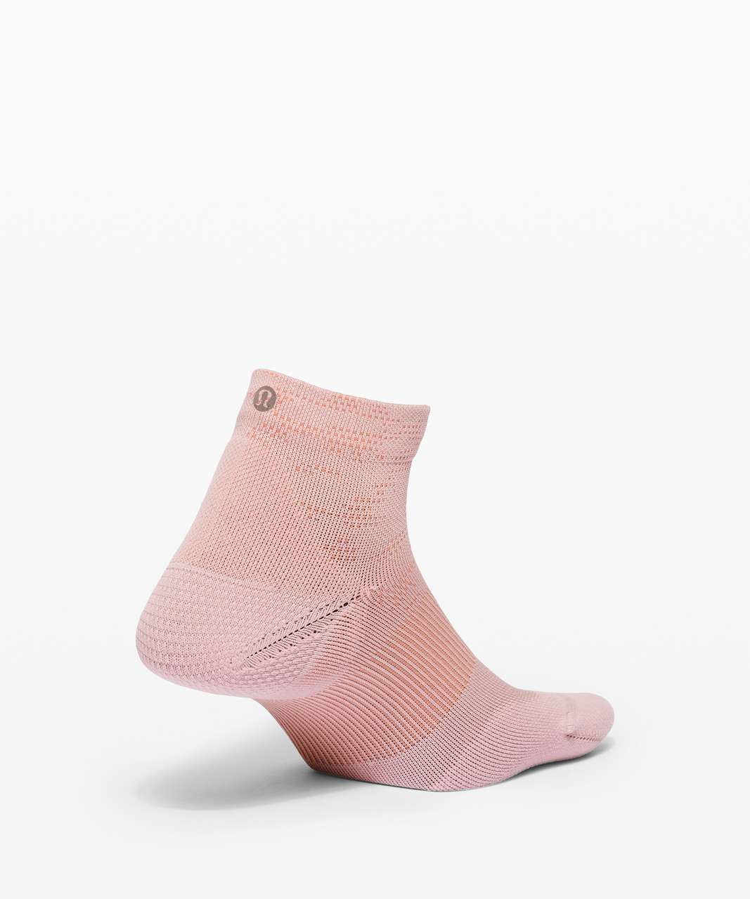 Lululemon Power Stride Ankle Sock *Stripe - Porcelain Pink