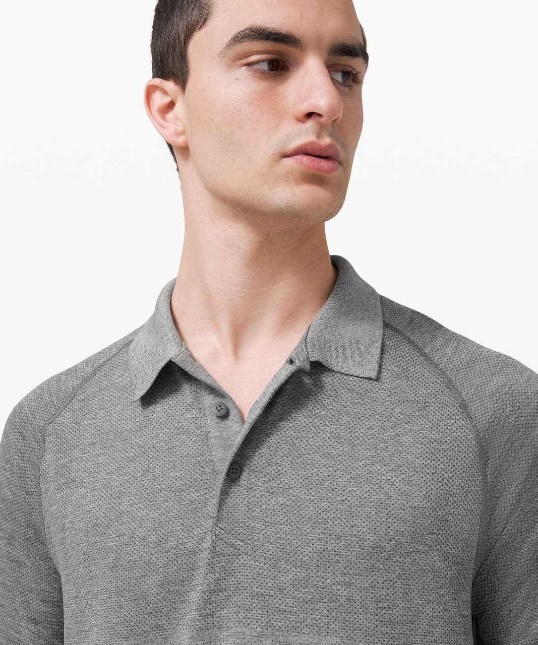 Lululemon Metal Vent Tech Polo 2.0 - Slate / White