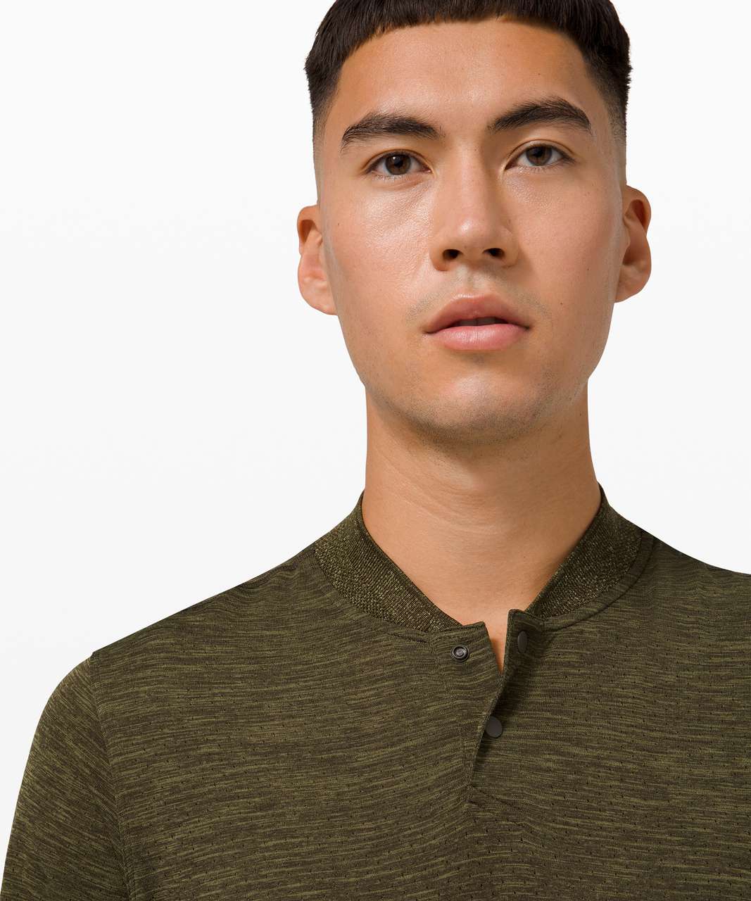 Lululemon Metal Vent Breathe Polo - Bronze Green / Dark Olive - lulu ...