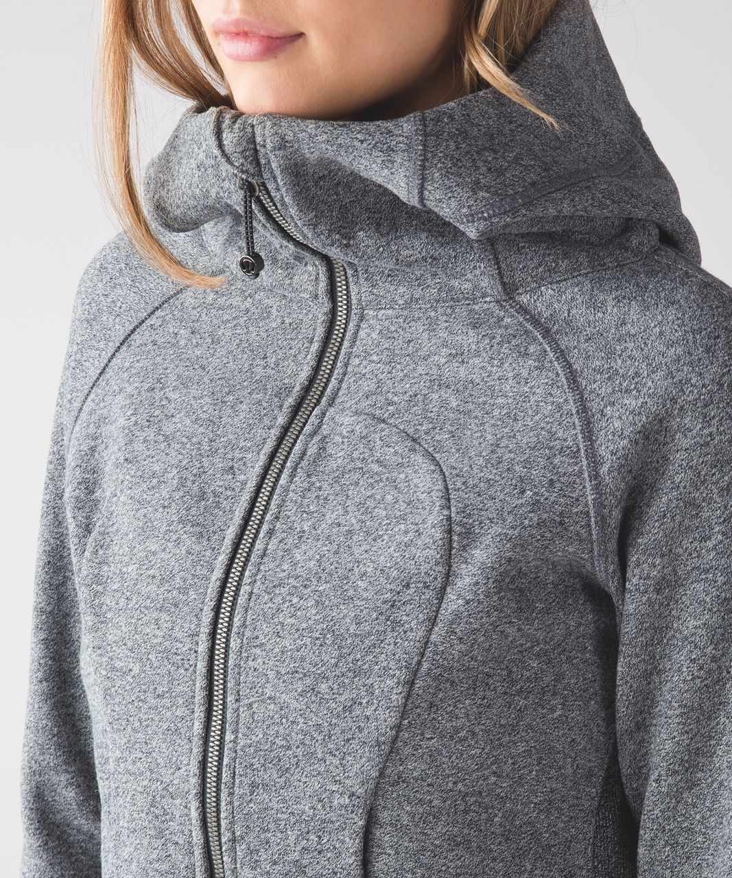 Lululemon Scuba Hoodie III - Heathered Speckled Black / Black / Black ...