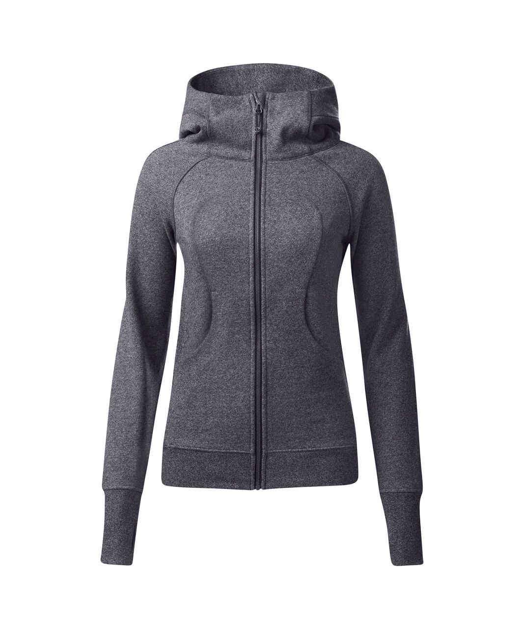 Lululemon Scuba Hoodie III - Heathered Speckled Black / Black / Black