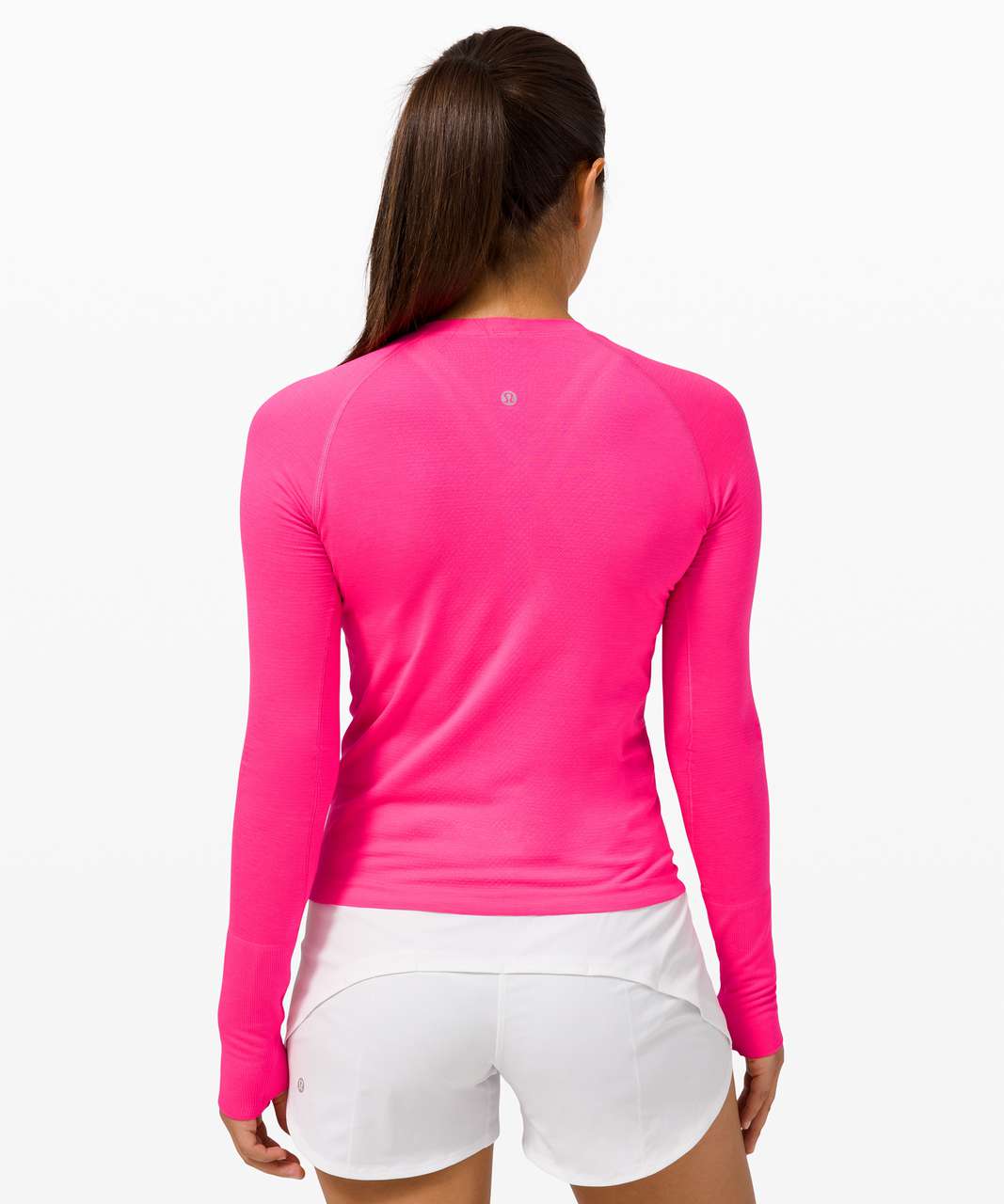 Lululemon Swiftly Tech Long Sleeve 20 Race Length Highlight Pink Highlight Pink Lulu