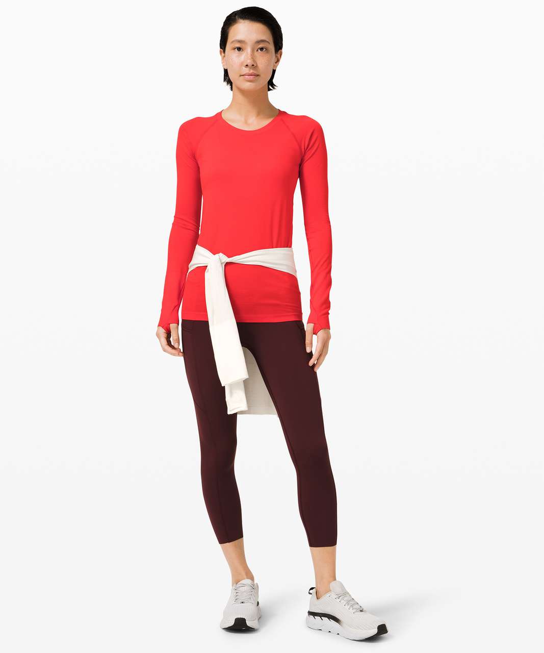 Lululemon Swiftly Tech Long Sleeve 2.0 - Carnation Red / Carnation Red