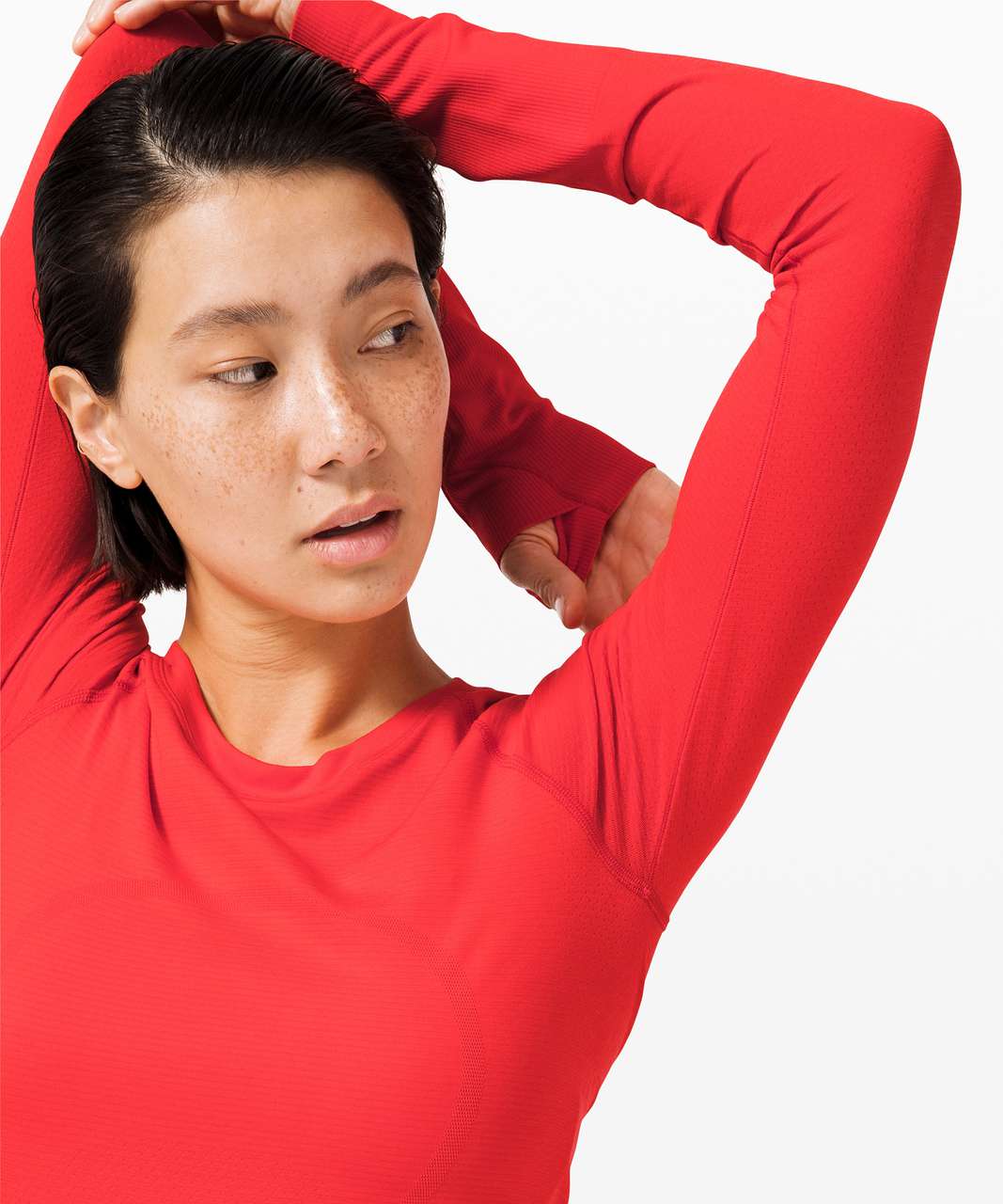 Lululemon Swiftly Tech Long Sleeve 2.0 - Carnation Red / Carnation Red