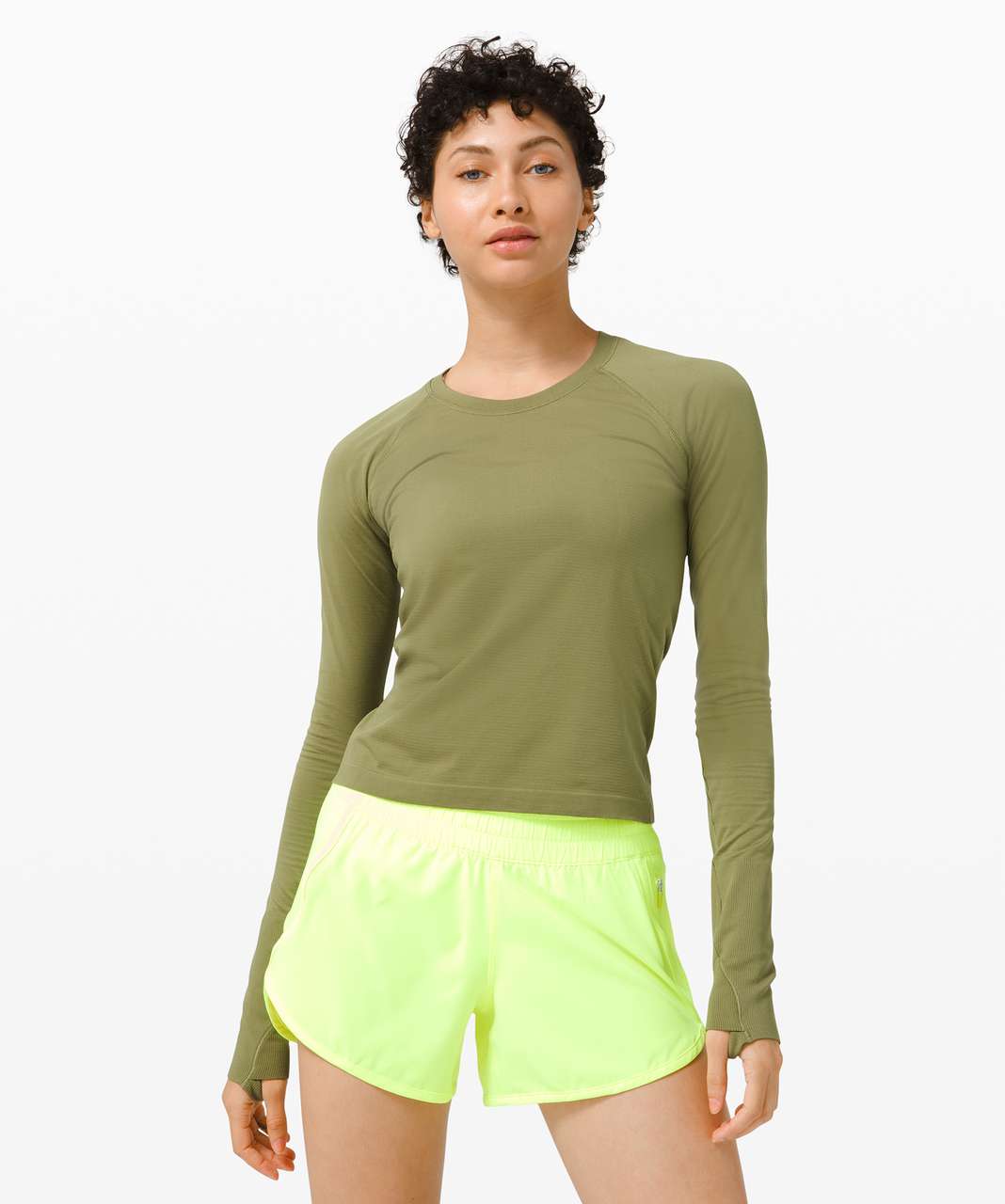 Lululemon Swiftly Tech Long Sleeve 2.0 *Race Length - Bronze Green / Bronze Green