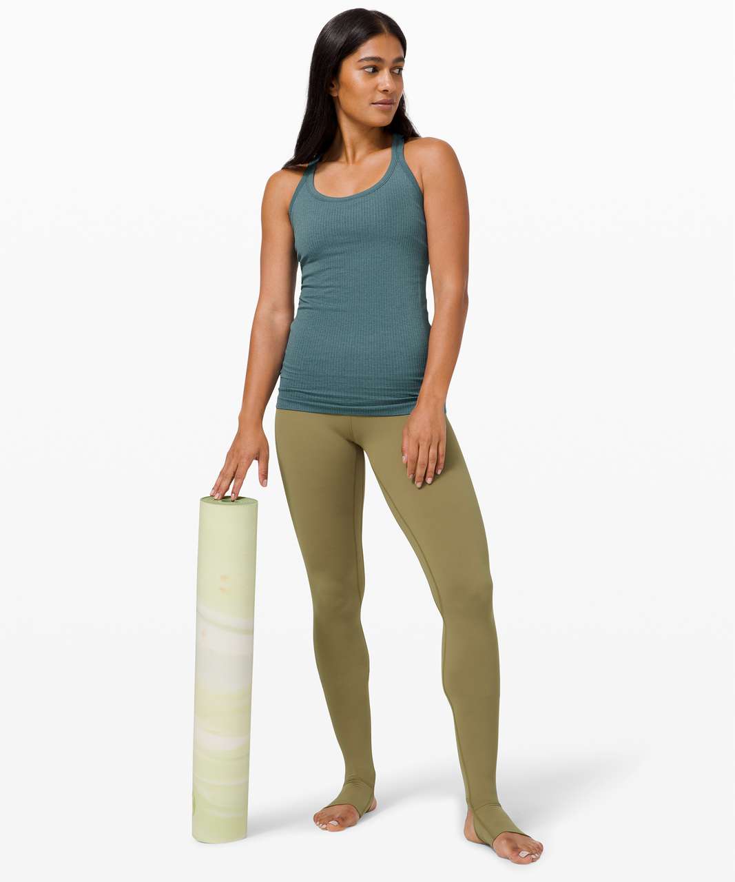 Lululemon Ebb To Street Tank *Light Support For B/C Cup - Desert Teal -  lulu fanatics