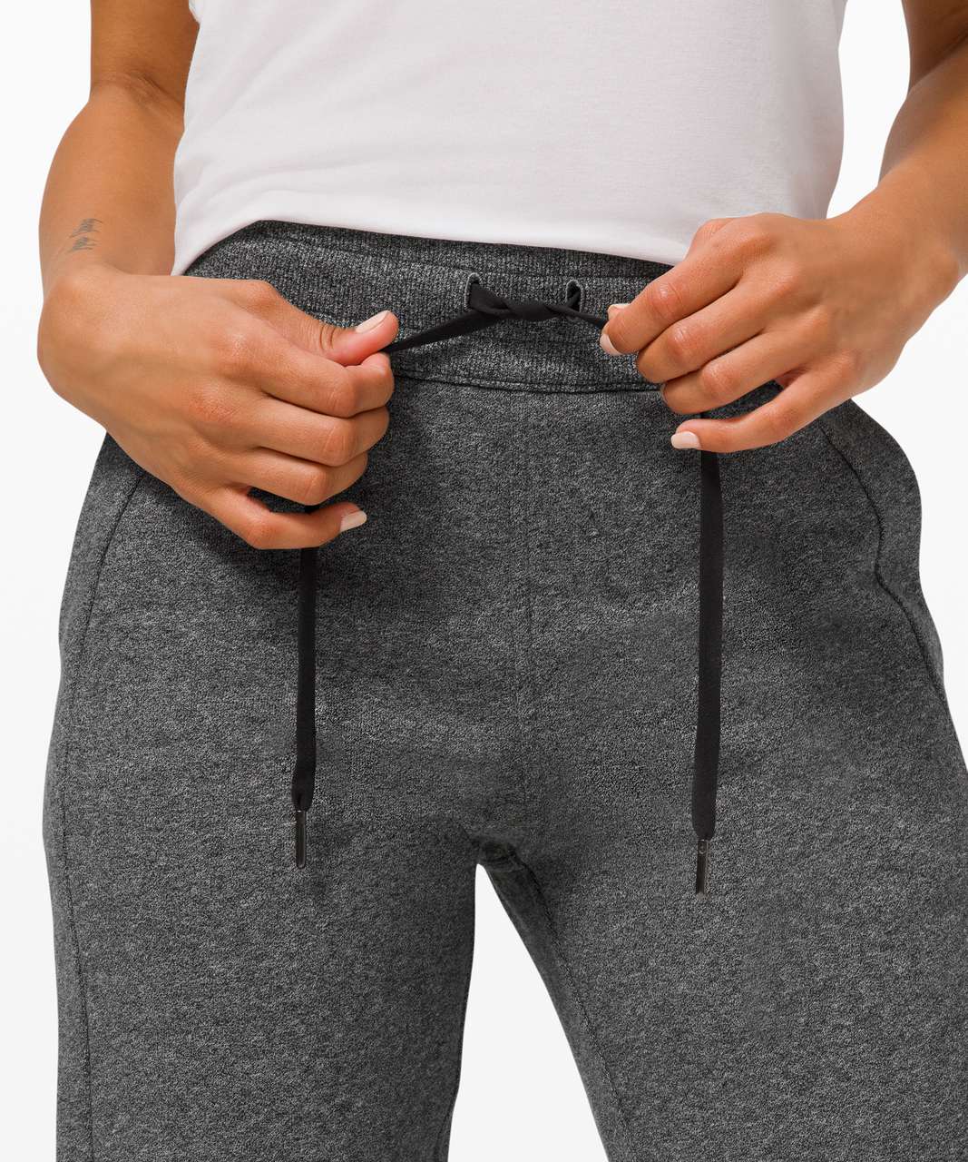 Lululemon Scuba Jogger - Heathered Speckled Black - lulu fanatics