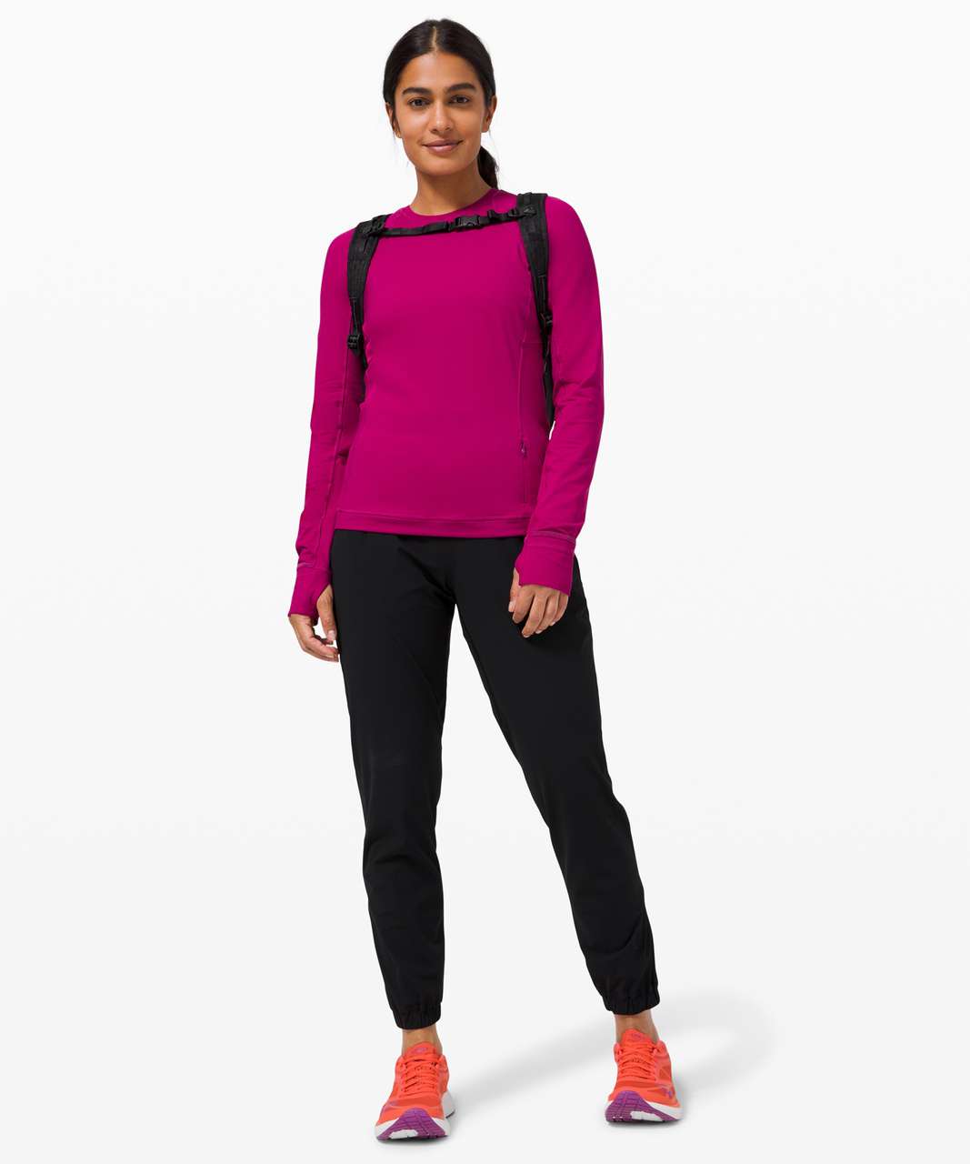 Lululemon Runderful Long Sleeve - Deep Fuschia