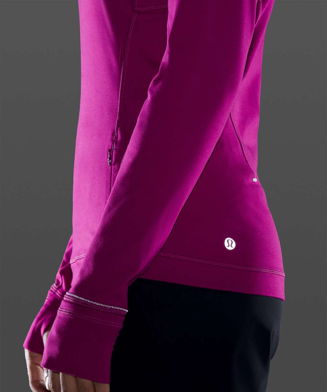 Lululemon Runderful Long Sleeve - Deep Fuschia