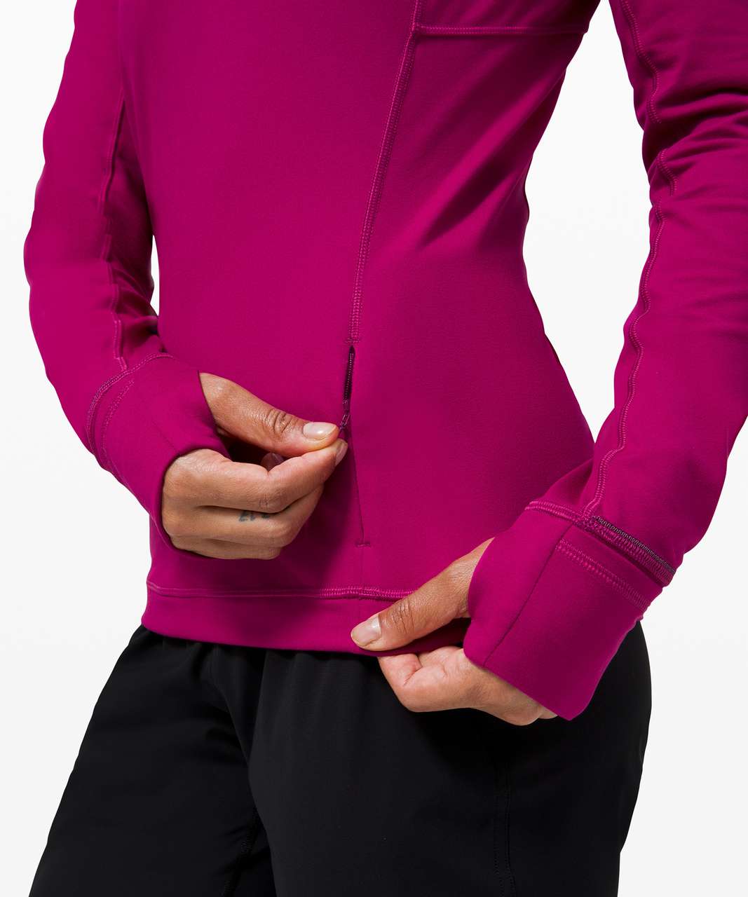 Lululemon Runderful Long Sleeve - Deep Fuschia