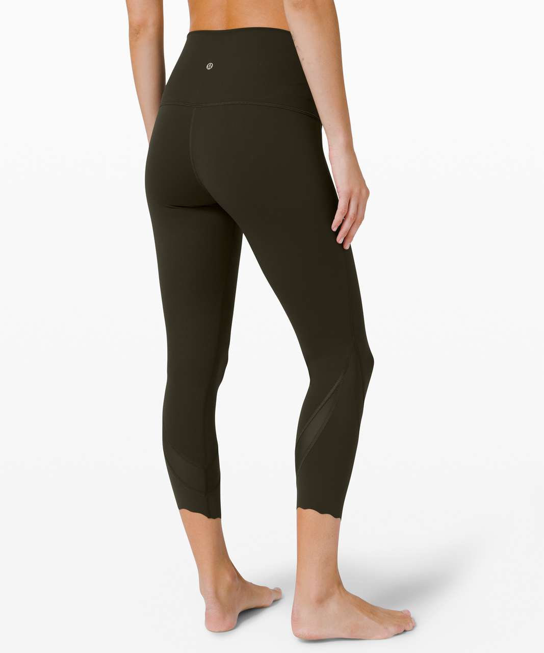 Lululemon Wunder Under High-Rise Crop 23 *Updated Scallop Full-On