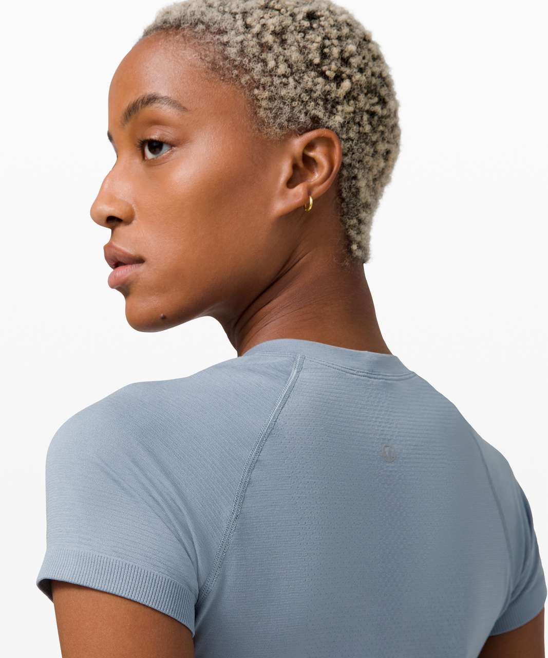 Lululemon Swiftly Tech Short Sleeve 2.0 - Chambray / Chambray - lulu  fanatics