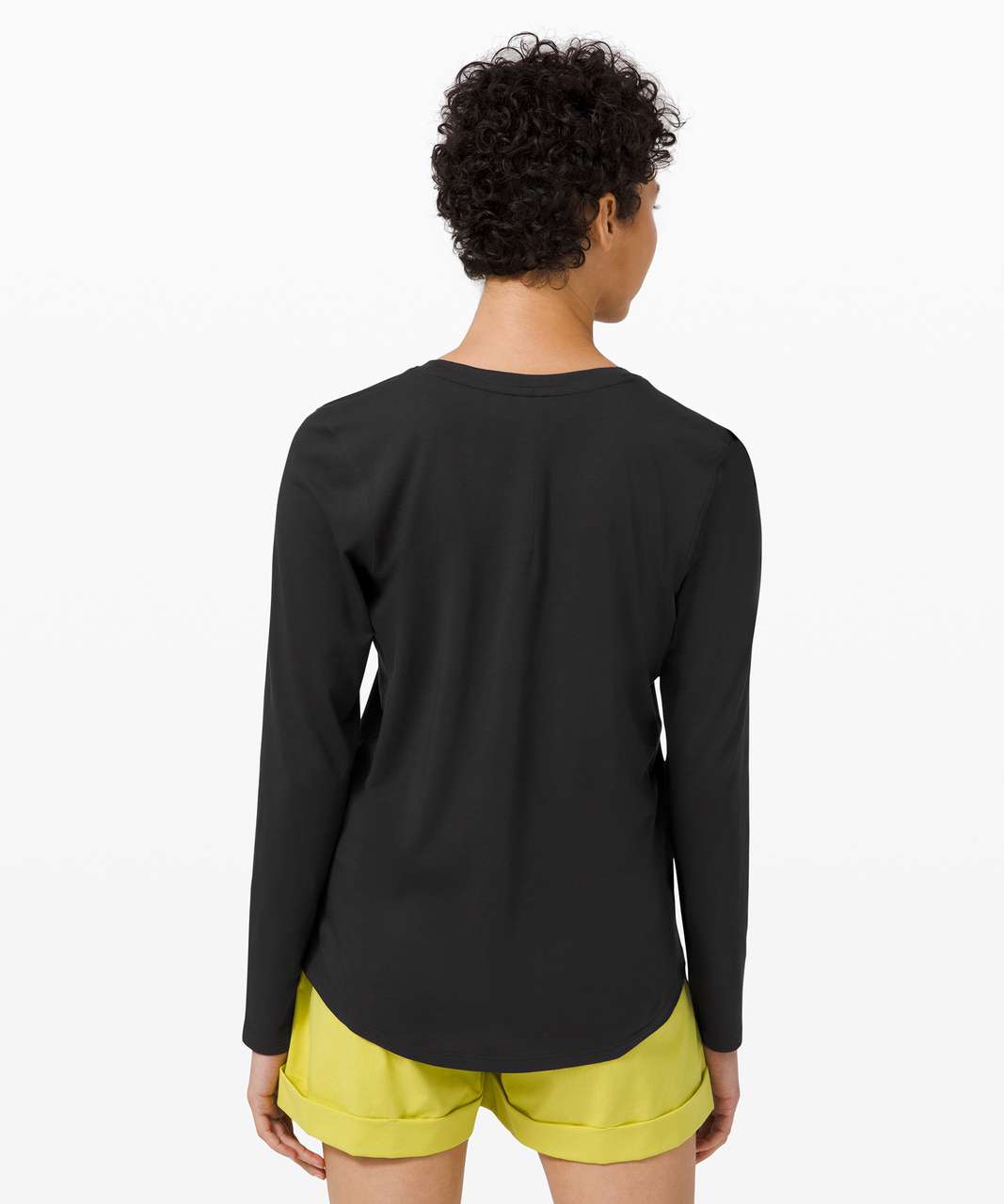 Lululemon Ready Set Go Short Sleeve - Black - lulu fanatics